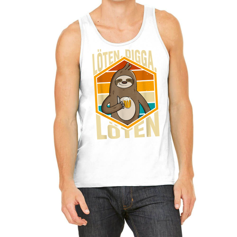 Funny Funny Sloth Beer Soldering. Digga. Soldering T Shirt Tank Top | Artistshot