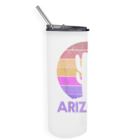 Arizona Vintage Retro Cactus Souvenir Skinny Tumbler | Artistshot