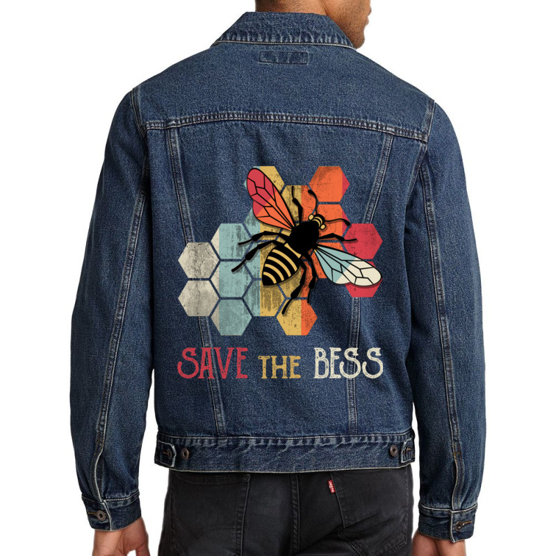 Save The Bees Men Denim Jacket | Artistshot