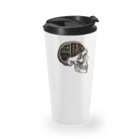 Analog Modular Synthesizer Skull For Synth Nerd Travel Mug | Artistshot