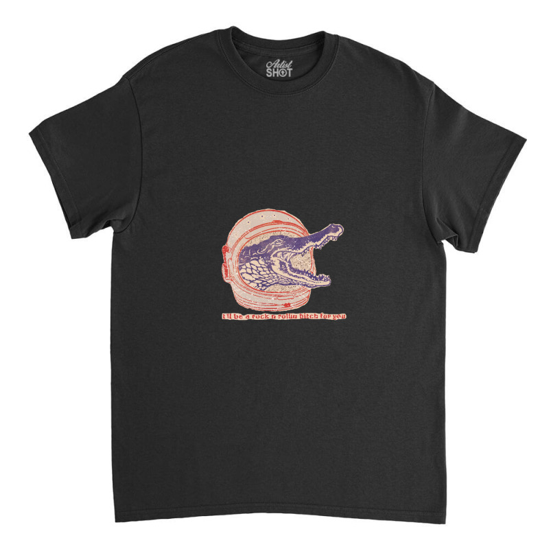 Alligator Space Invader Classic T-shirt by RahimCook | Artistshot