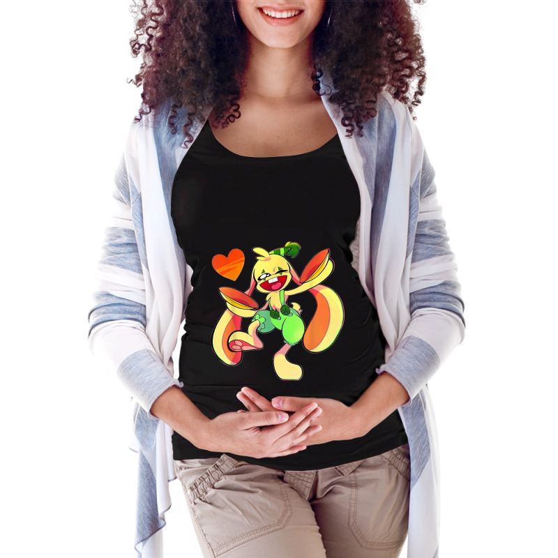 Cute Bunzo Dancing Play The Game Time For Boy Girl Kids Game Maternity Scoop Neck T-shirt by MICHAELSCOTTREXEL | Artistshot