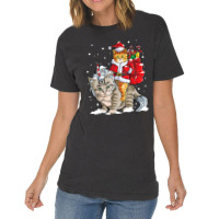 Black Cat Kitty Christmas Cat Christmas Gifts Santa Caticorn Unicorn Vintage T-shirt | Artistshot