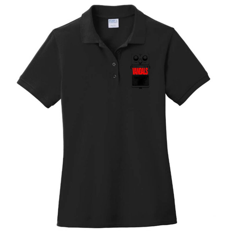 The Vandals Guitar Pedal Ladies Polo Shirt by EdieTiffany | Artistshot