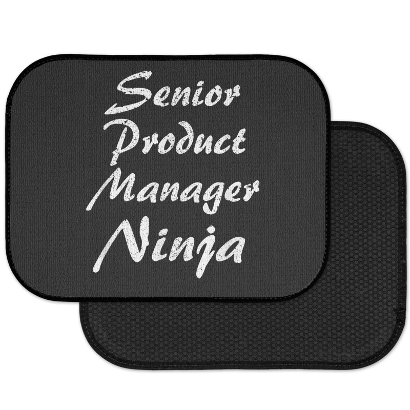 Senior Product Manager Tshirt Occupation Work T Shirt Rear Car Mat | Artistshot