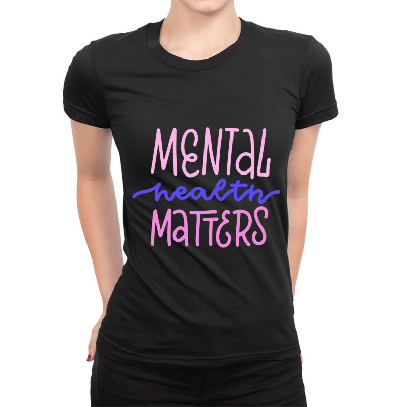 Mental Health First Aid Fitted Scoop Ladies Fitted T-Shirt by KAYLAILSON | Artistshot