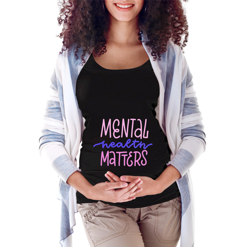 Mental Health First Aid Fitted Scoop Maternity Scoop Neck T-shirt by KAYLAILSON | Artistshot