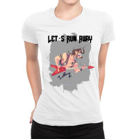 Let´s Run Away Old School Ladies Fitted T-shirt | Artistshot