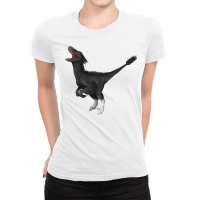 Black And White Raptor Ladies Fitted T-shirt | Artistshot