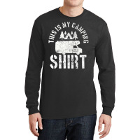 Camping Trailer Camper Van Mobile Home Caravan Motorhome Long Sleeve Shirts | Artistshot