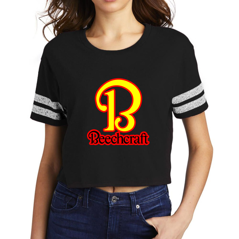 Beechcraft Aircraft Aviation Scorecard Crop Tee by setyor855 | Artistshot