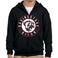 The-basingstoke-bison Youth Zipper Hoodie | Artistshot