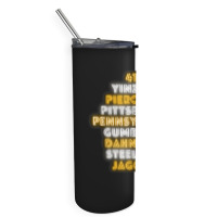 Pittsburgh 412 Jagoffs Yinzers Steel City Funny Retro Skinny Tumbler | Artistshot