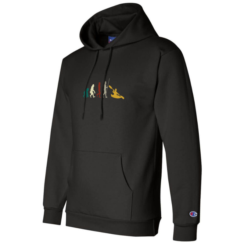 Canoe Kayak Evolution Paddler Kayaker Gift Canoeing Champion Hoodie | Artistshot