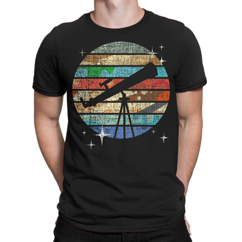 Planets Of Solar System Telescope Astronomy Science Fan T-shirt | Artistshot