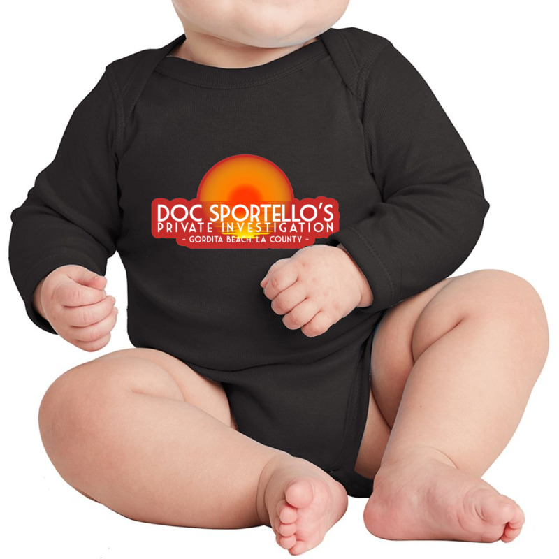 Doc Sportello Private Investigations Long Sleeve Baby Bodysuit by stepdam | Artistshot