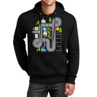 Play Cars On Daddy's Back Gift For Dad Kids Unisex Hoodie | Artistshot