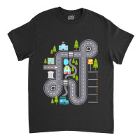 Play Cars On Daddy's Back Gift For Dad Kids Classic T-shirt | Artistshot