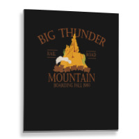 Vintage Camping Lover Big Thunder Mountain Camping Life Metal Print Vertical | Artistshot