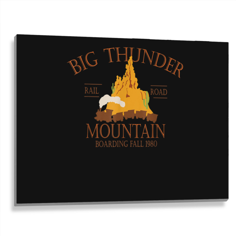 Vintage Camping Lover Big Thunder Mountain Camping Life Metal Print Horizontal | Artistshot