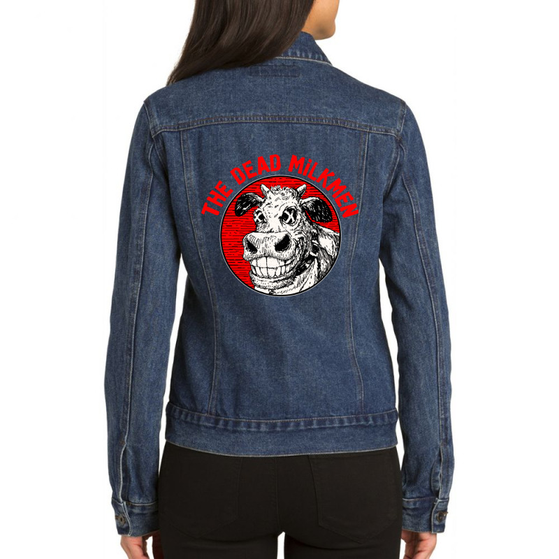 The Dead Milkmen A Ladies Denim Jacket by EdieTiffany | Artistshot