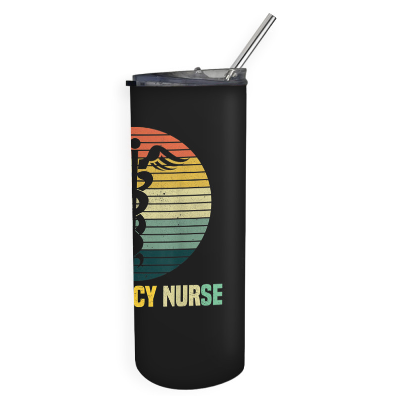 Retro Emergency Room Nurse Er Nursing Skinny Tumbler | Artistshot