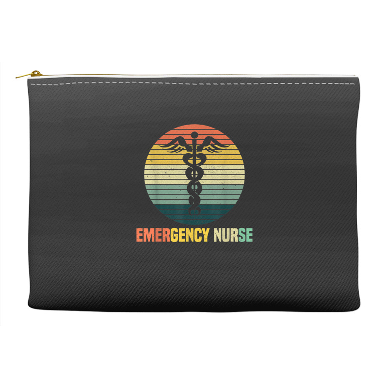 Retro Emergency Room Nurse Er Nursing Accessory Pouches | Artistshot