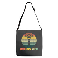 Retro Emergency Room Nurse Er Nursing Adjustable Strap Totes | Artistshot