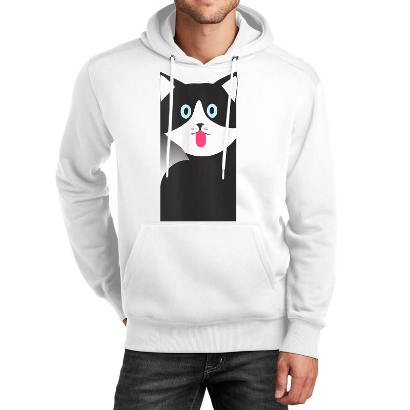 Cat Sticking Out Tongue Cute Kitten Tank Top Unisex Hoodie | Artistshot