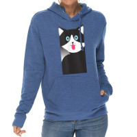 Cat Sticking Out Tongue Cute Kitten Tank Top Lightweight Hoodie | Artistshot