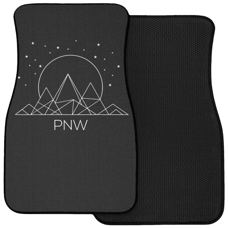 Pnw Pacific Northwest Mountains Hiking Outdoor Nature Front Car Mat | Artistshot