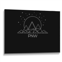 Pnw Pacific Northwest Mountains Hiking Outdoor Nature Metal Print Horizontal | Artistshot