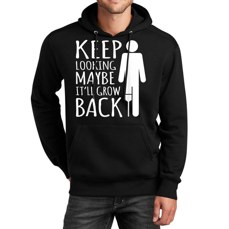 Maybe It Ll Grow Back Leg Amputee Prosthetic Surgery Graphic Unisex Hoodie by liqualyfu | Artistshot