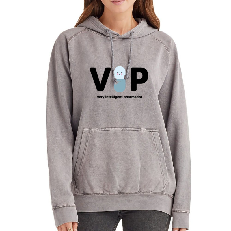 V I P  Very Intelligent Pharmacist Blue Vintage Hoodie by TONIOOMER | Artistshot