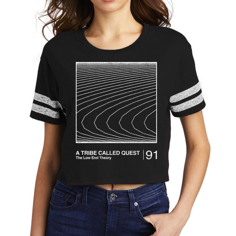 The Low End Theory Minimalist Graphic Design Fan Art Tribute Scorecard Crop Tee by ArlenMadera | Artistshot