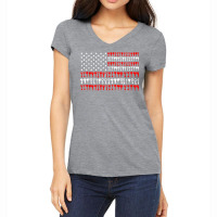 American Locksmith Locksmithing Lock Picker Usa Flag T Shirt Women's V-neck T-shirt | Artistshot