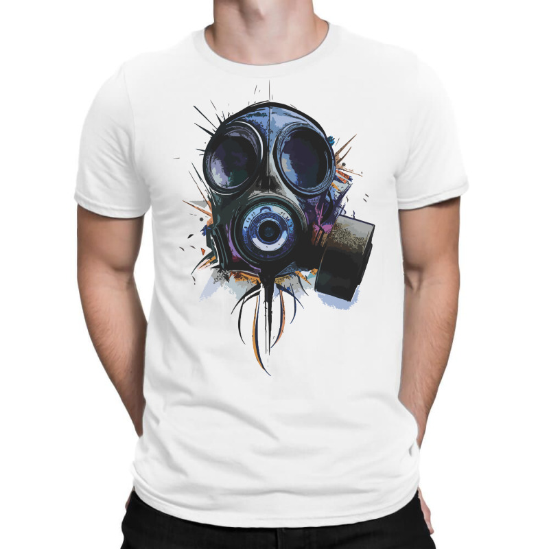 Gas mask hotsell t shirt