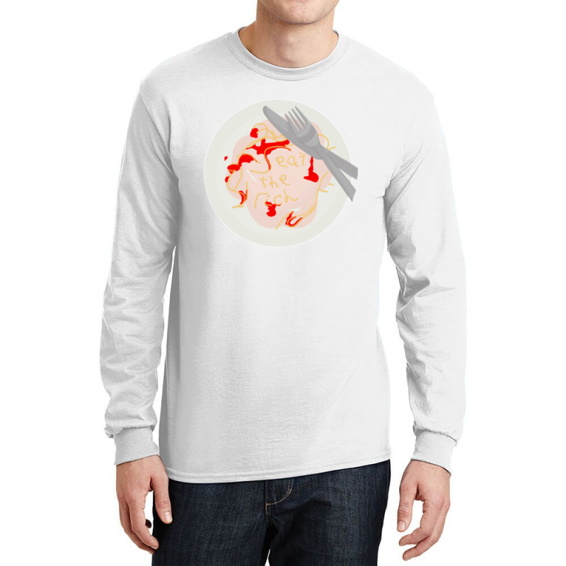 Eat The Rich Spaghetti Meatballs Long Sleeve Shirts | Artistshot