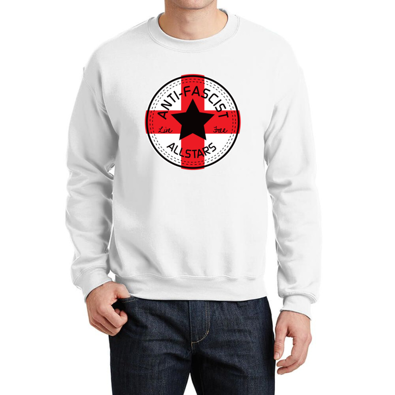 English Anti-fascist Allstars Crewneck Sweatshirt | Artistshot