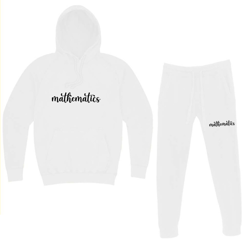 Mathematics Label Hoodie & Jogger Set | Artistshot