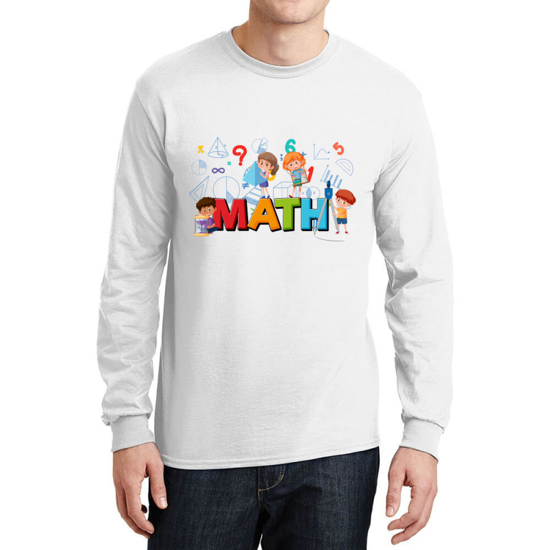 Subject Labels Maths Long Sleeve Shirts | Artistshot