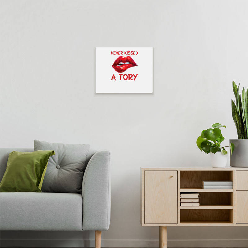 Never Kissed A Tory  3 Metal Print Horizontal | Artistshot