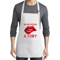 Never Kissed A Tory  3 Medium-length Apron | Artistshot