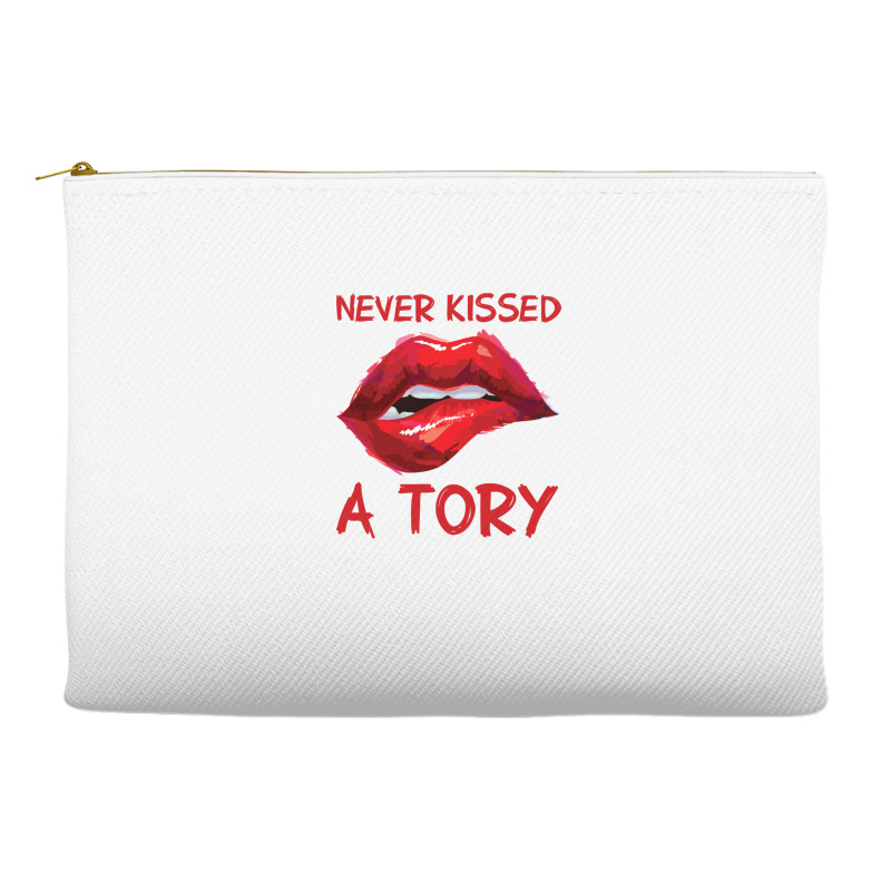 Never Kissed A Tory  3 Accessory Pouches | Artistshot