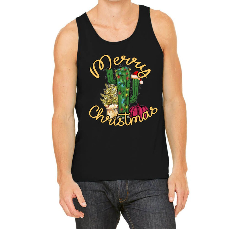 Cactus Christmas Vacation Tank Top by Evelyn D Adkins | Artistshot