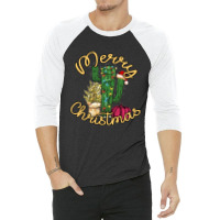 Cactus Christmas Vacation 3/4 Sleeve Shirt | Artistshot