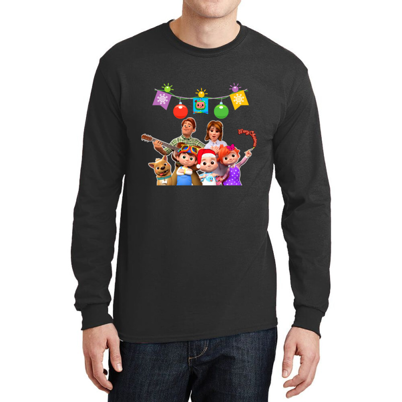 Christmas Cocommelon Family  Kids Music Long Sleeve Shirts by Evelyn D Adkins | Artistshot