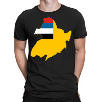 Flag Map Of Manchukuo T-shirt | Artistshot