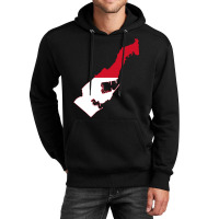 Flag Map Of Monaco Unisex Hoodie | Artistshot