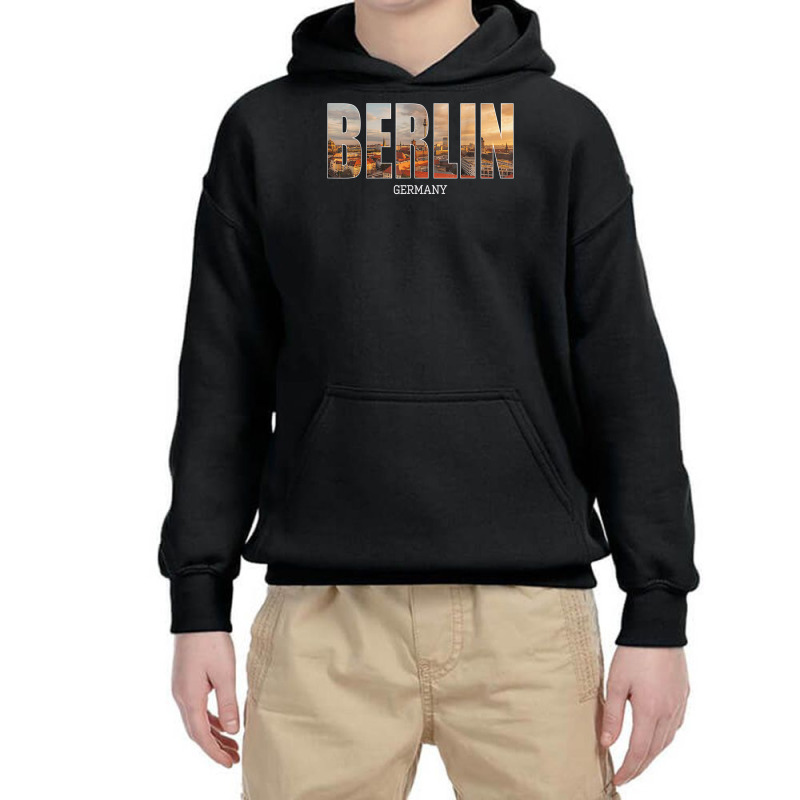 Berlin State Germany Vacation Berlin City Vintage Effect T Shirt Youth Hoodie | Artistshot